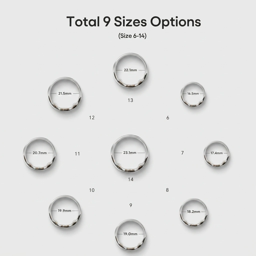 Shop xonyl core & aura smart ring sizing kit